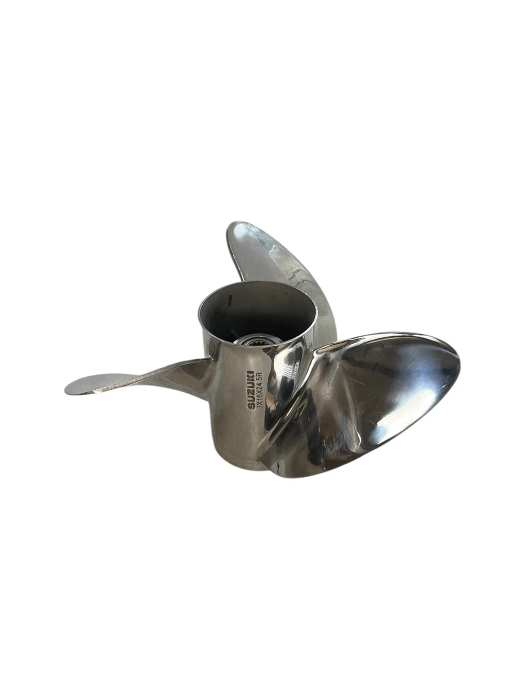 3 x 16 x 24.5 RH Stainless Steel Watergrip Propeller for Suzuki Marine