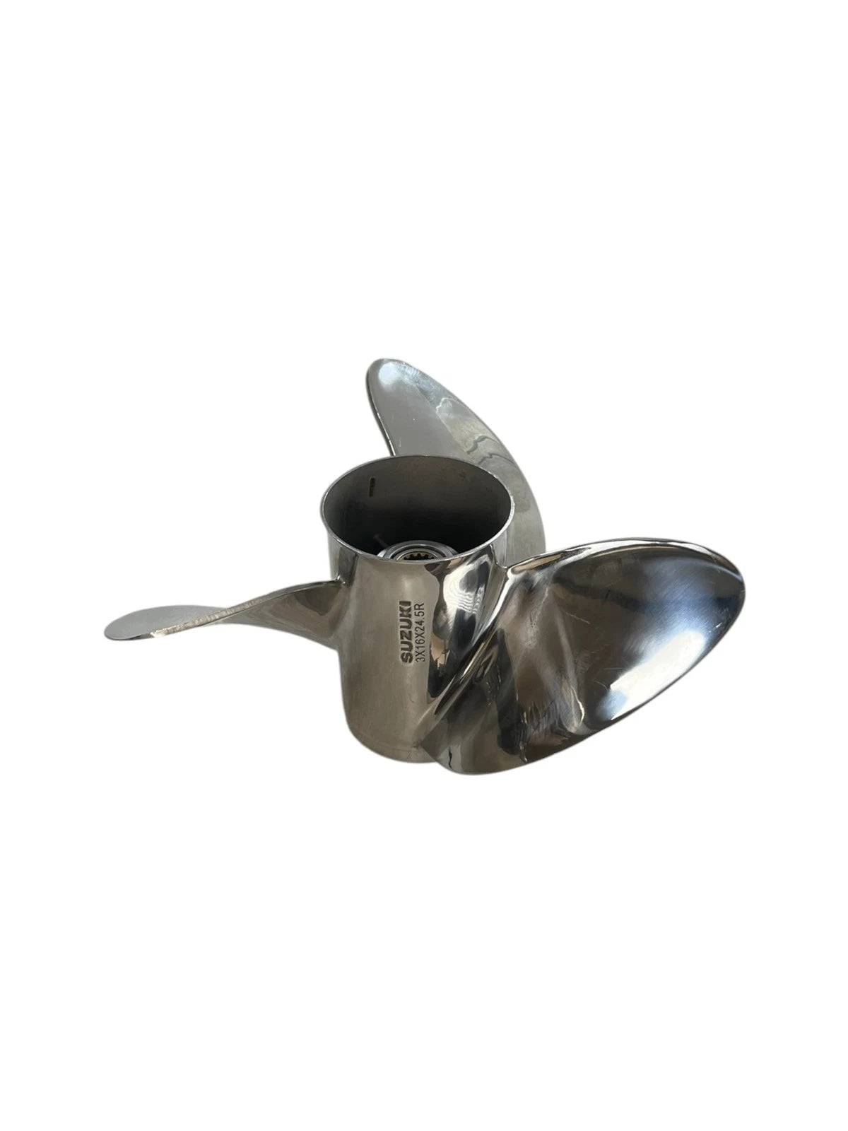 3 x 16 x 24.5 RH Stainless Steel Watergrip Propeller for Suzuki Marine
