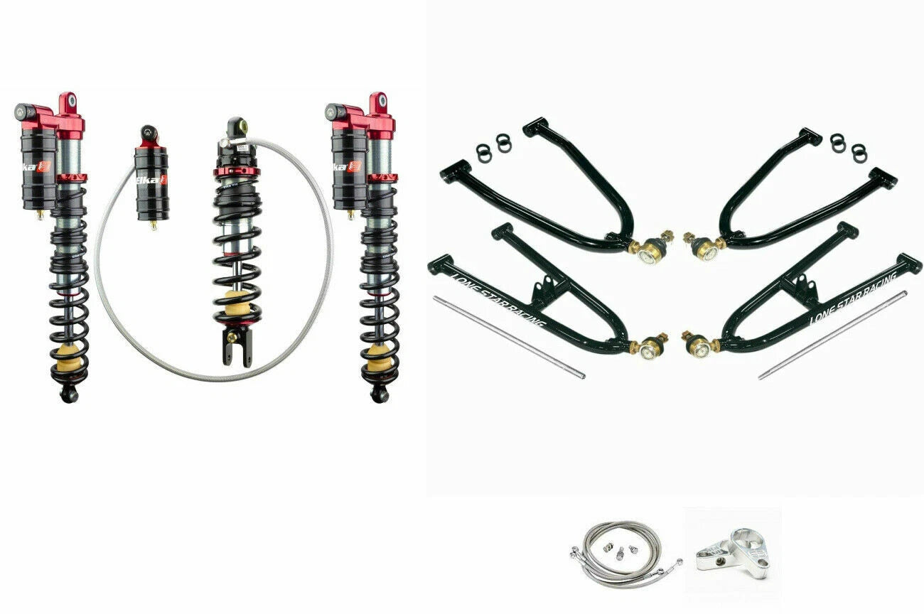 Set of 2 Lonestar A-Arms + Elka Legacy Shocks for TRX 450R/450ER (2006–Present)