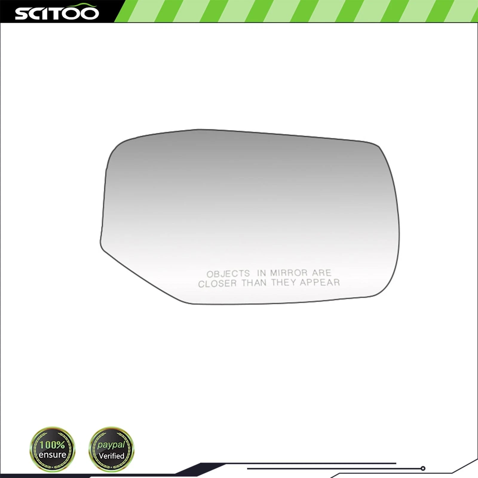 Mirror Glass Replacement for Honda Accord (2013–2017) RH Right Passenger Side w/Base