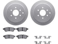 Rear Brake Pad and Rotor Kit for Suzuki Equator (2009–2012) BZ977BV