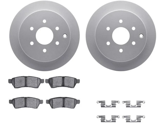 Rear Brake Pad and Rotor Kit for Suzuki Equator (2009–2012) BZ977BV