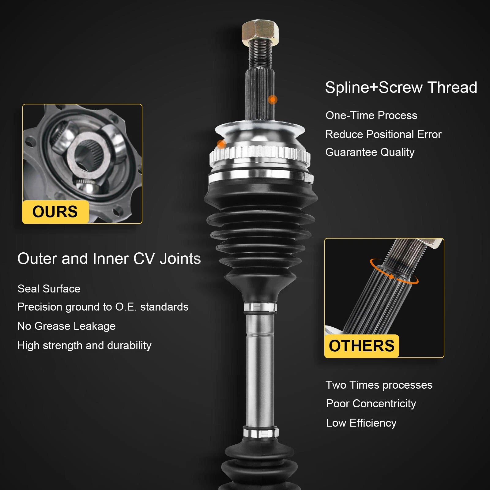 Front Right CV Axle Assembly for Chevrolet Metro (1998-2000)