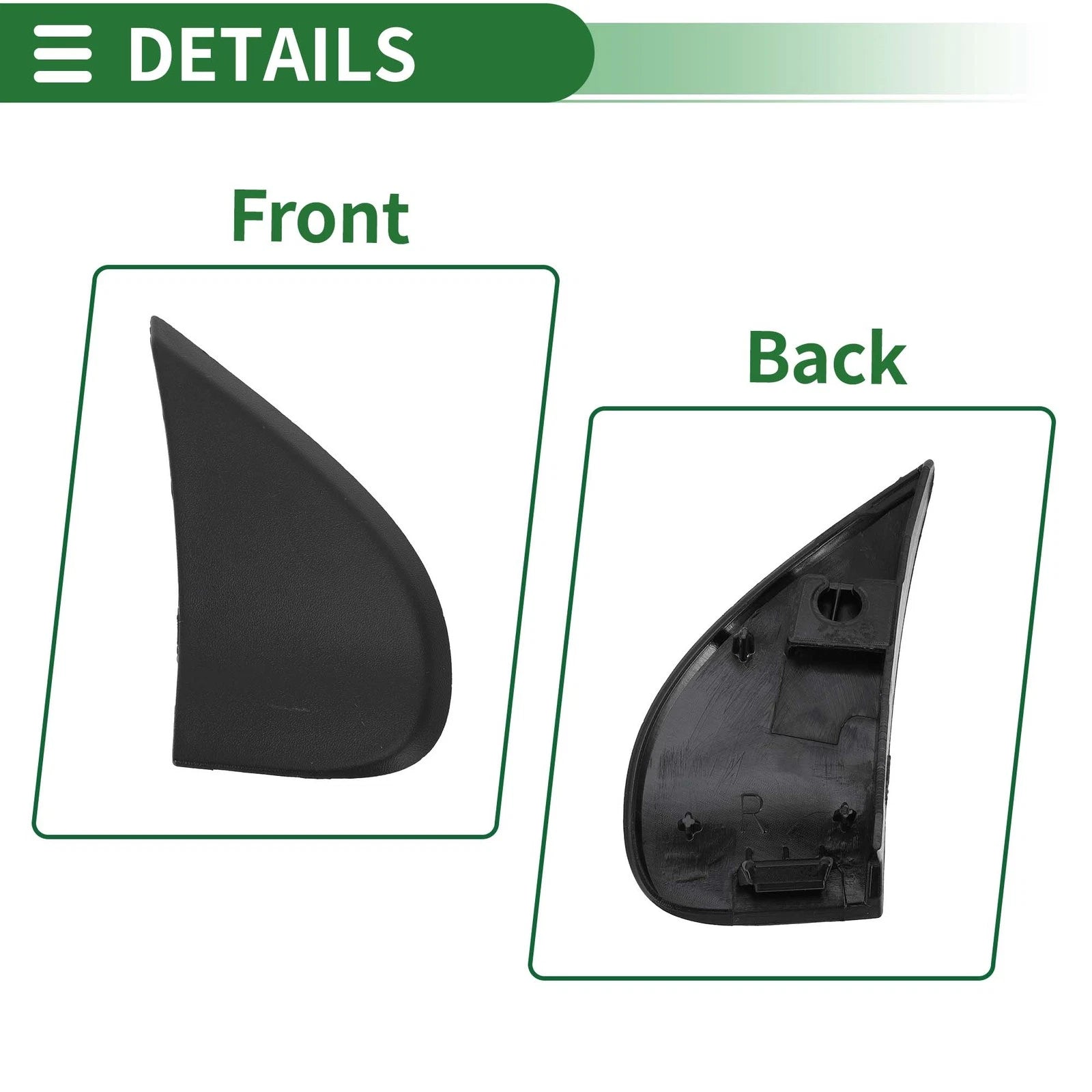 Front Right Side Pillar Corner Triangle Trim for Dodge Journey (2009–2020) No.5178150AD