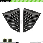 Glossy Black Side Window Louver Shutter Cover Trim for Chevy Camaro (2016–2020)