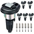 6X Ignition Coils + 6X Iridium Spark Plugs for Buick Rainier Trailblazer Envoy (2004–2009)