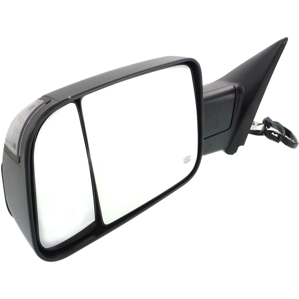 Tow Mirror for Ram 1500 (2012) Driver Left Side Power Heated Blind Spot Glass