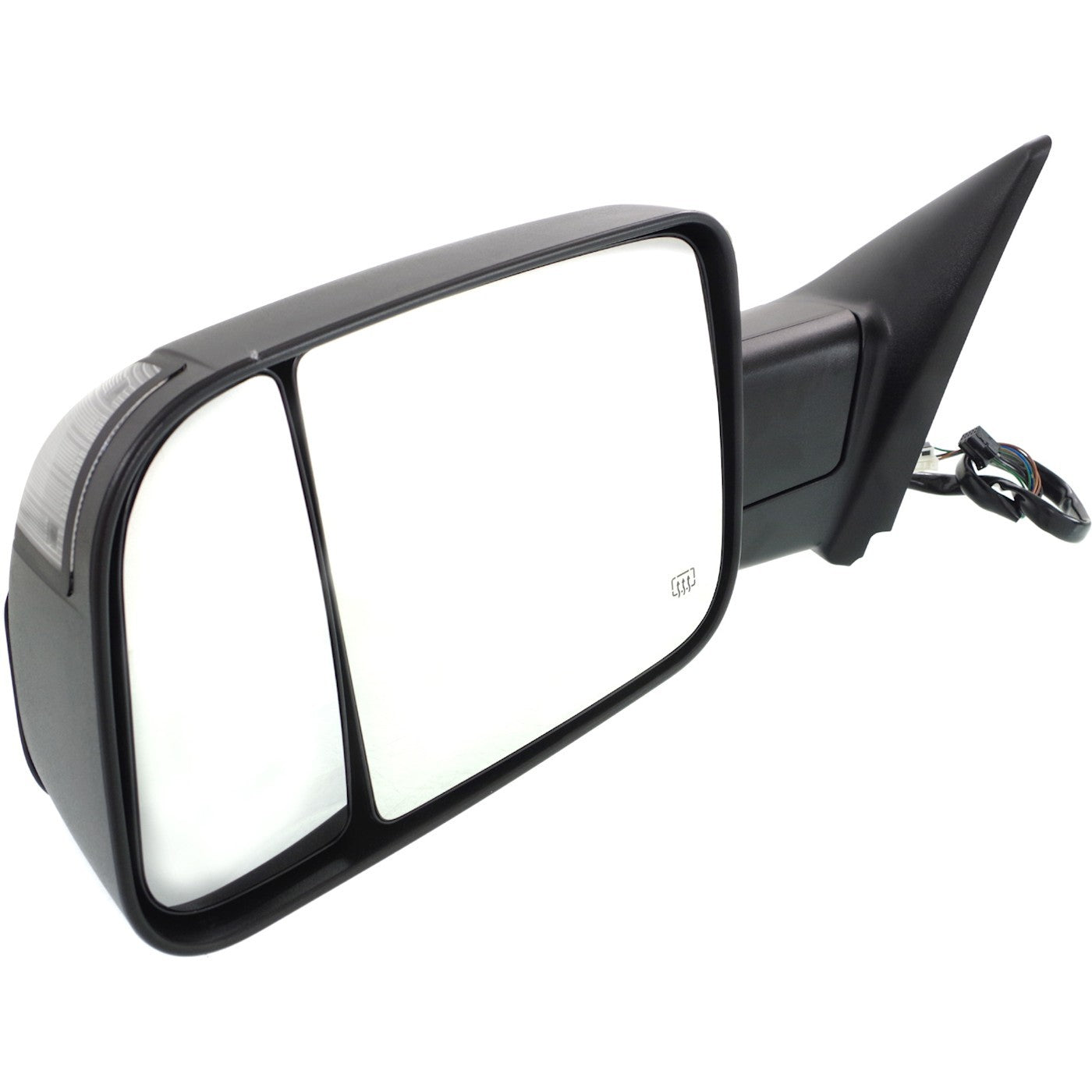 Tow Mirror for Ram 1500 (2012) Driver Left Side Power Heated Blind Spot Glass