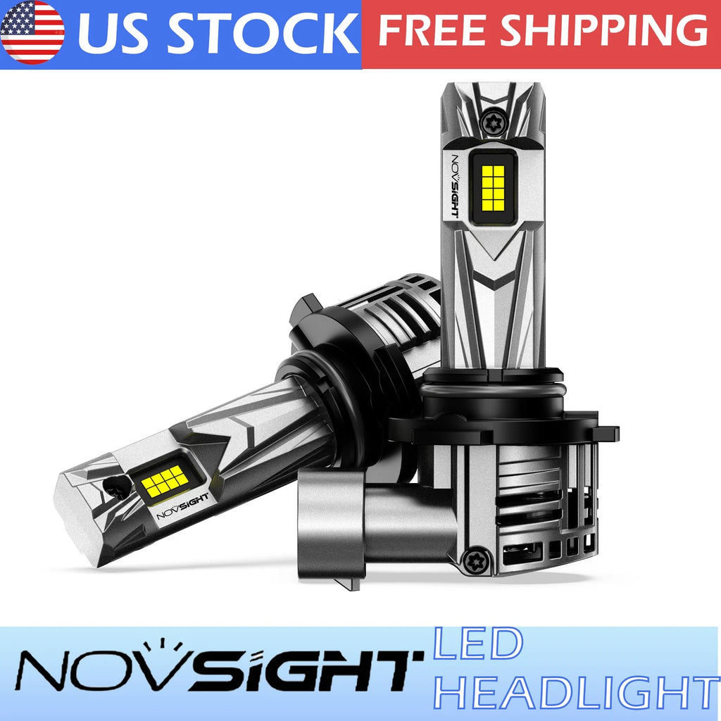 2X HB3 9005 LED Headlight Bulbs for 18000LM 6500K