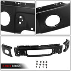Steel Matte Front Bumper Face Bar for Ford F-150 (2009–2014) w/Fog Light Cutouts