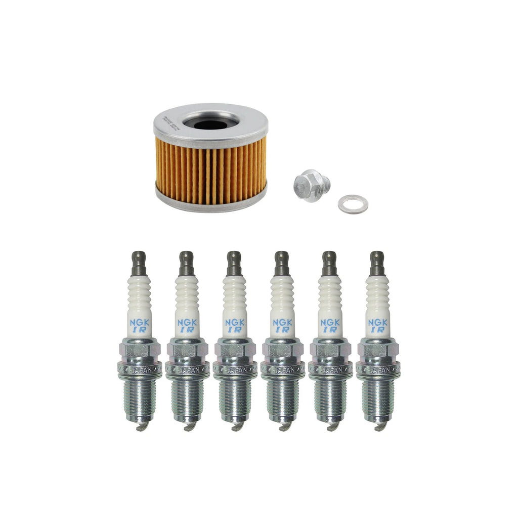 Wix Engine Oil Filter & NGK 8 Laser Iridium Spark Plugs for GS460 LS460 (2007–2017)