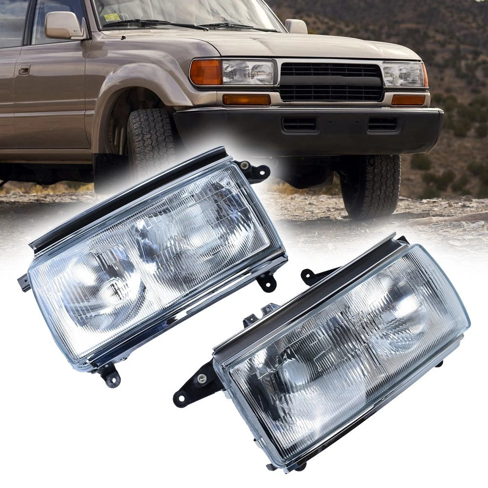 Headlamp Pair for Toyota Land Cruiser FJ80 LC80 (1991–1997) 81150-60214