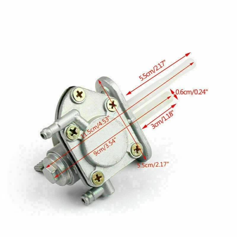 Fuel Petcock Valve for Yamaha XJ550/XJ650/XJ750R, Suzuki GSF600 (1980–1989)