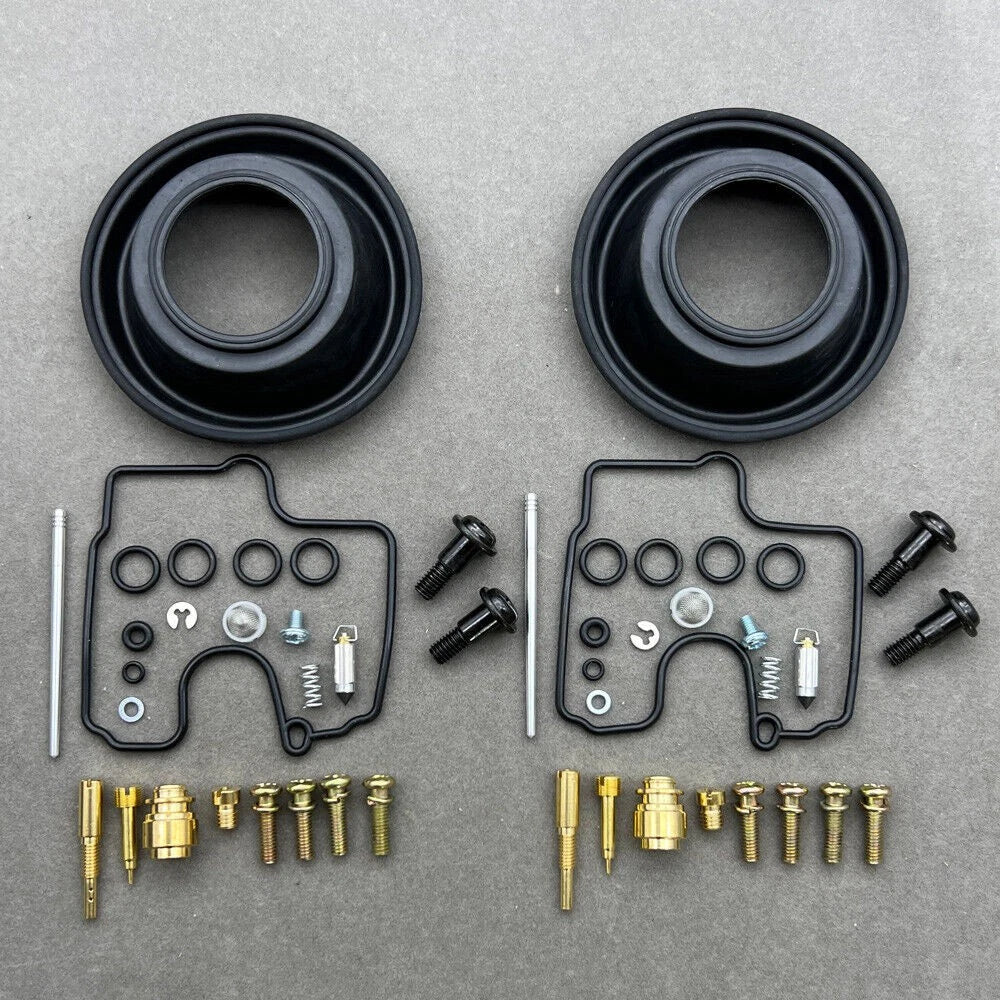 2X Carburetor Gasket Jet Repair Kit for Suzuki SV650 SV650S (1999–2002)