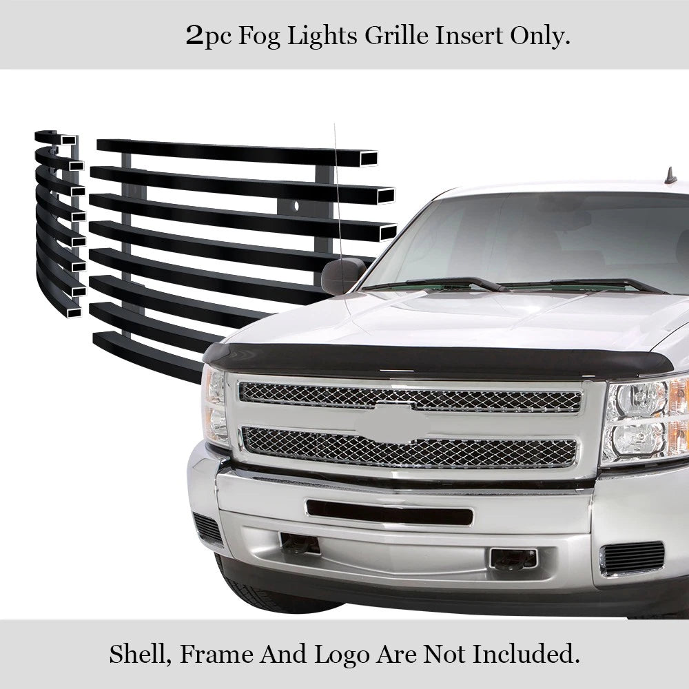 Black Billet Grille for Chevy Silverado 1500/2500/3500 (2007-2013)