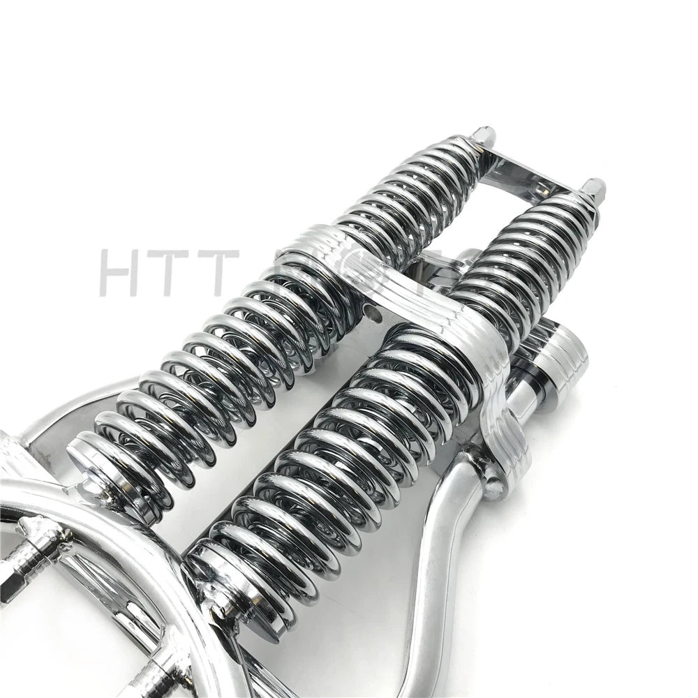 2X 20" Chrome Springer Front End with Axle for Harley Chopper Bobber