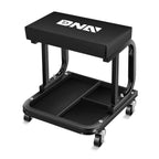 Mechanic Workshop Stool 14.4" x 14.4" x 16" Black Steel