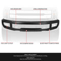 Front Bumper for Ford F250 F350 Super Duty (2017–2019) OE W/Foglight Holes Black