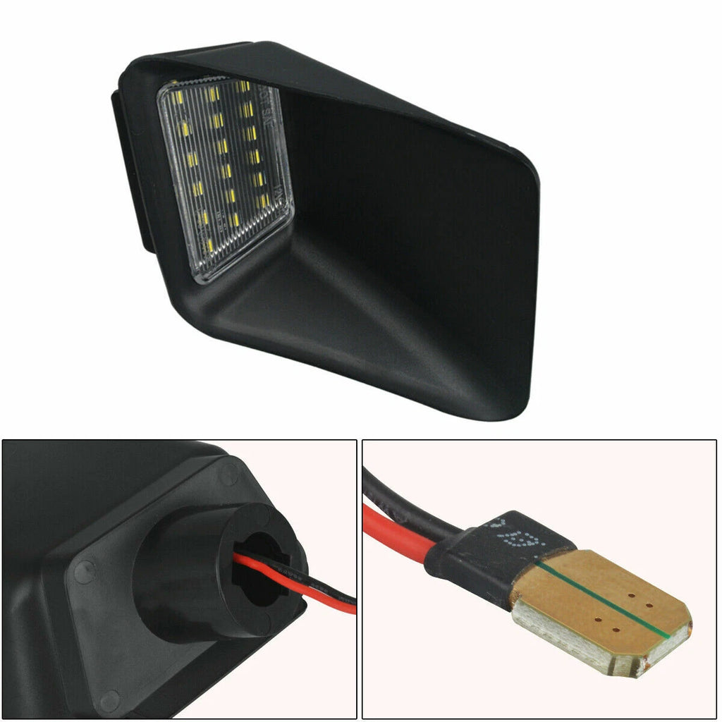 2X LED Rear Bumper License Plate Light for Chevy Colorado GMC Canyon