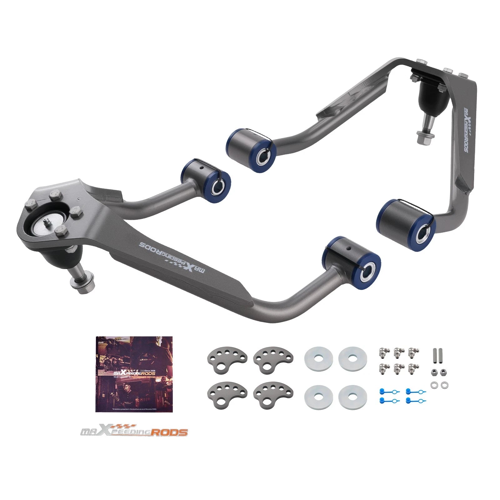 Front Upper Control Arms Pair for Chevy Silverado Sierra 1500 (2019–2023)