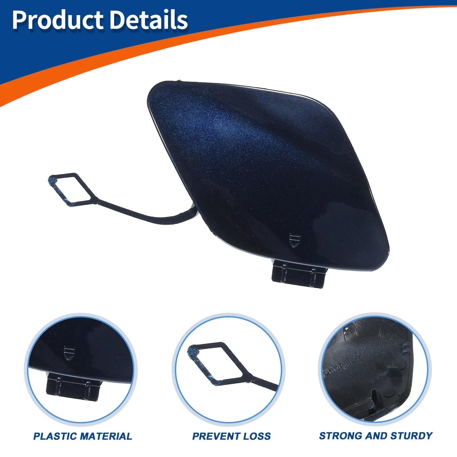 Tow Hook Cover for Mercedes-Benz S-Class (No.A2228850023) Blue