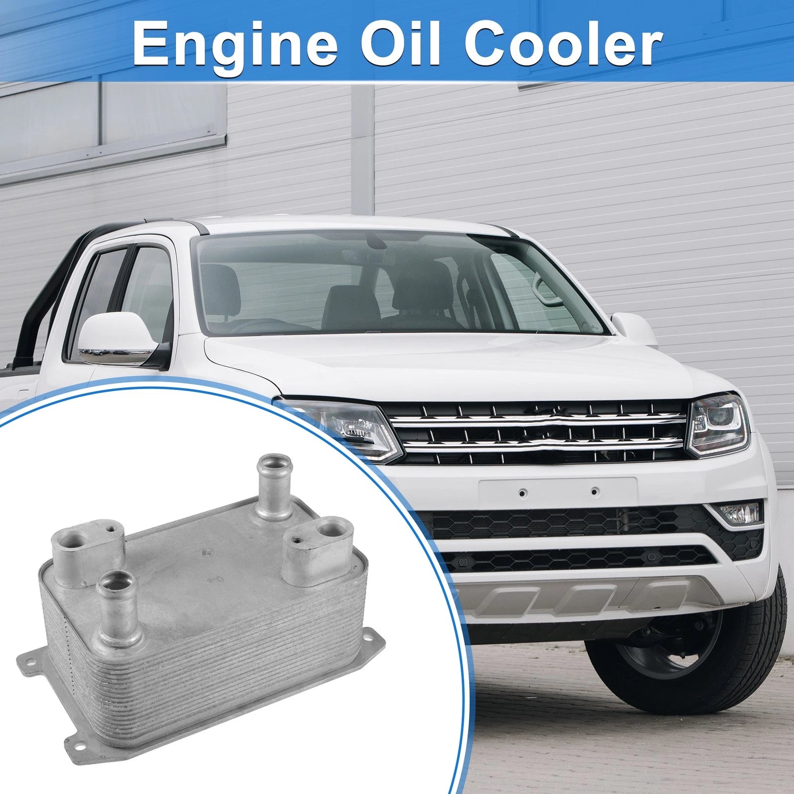 Engine Oil Cooler for Volkswagen Passat, Audi A8 S8 (No. 4E0317021E)