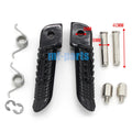 Black Front Footrest Pegs for Suzuki GSXR600 GSX-R750 (2006–2019)