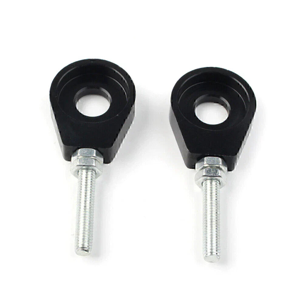 Black 12mm Chain Adjuster Block Tensioners for Pit Quad Dirt Bike ATV CRF50