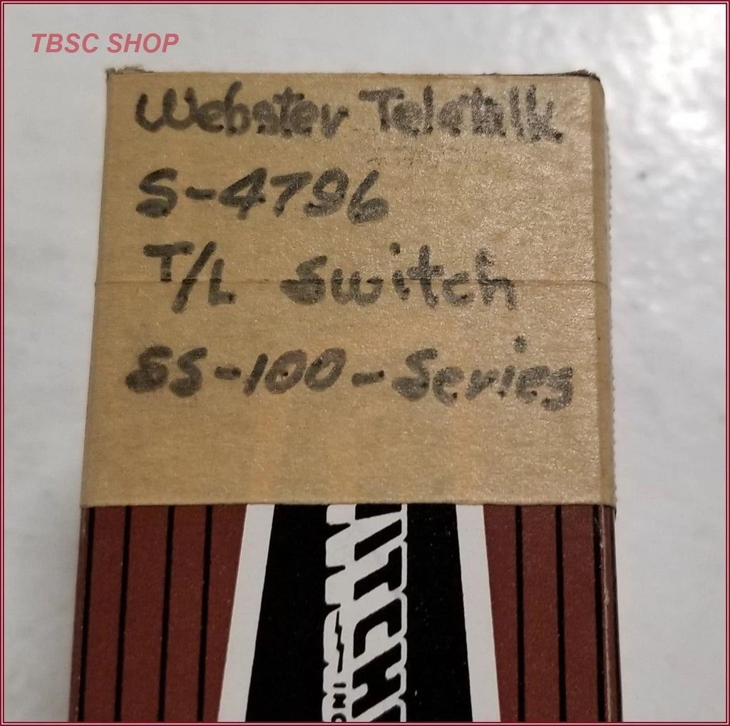 T/L Switch for Vintage Webster Electric Teletalk SS-100 Series