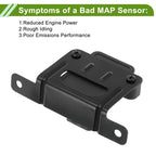 Manifold Pressure Sensor for Ford Focus Saloon (03–04) No.98AB9S428AB