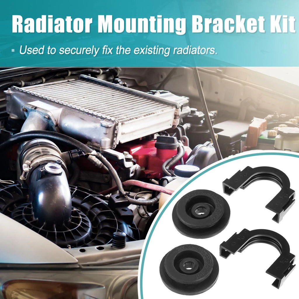 Set of 2 Upper Radiator Mount Bushing Bracket 21542-CA000 for Nissan Altima 