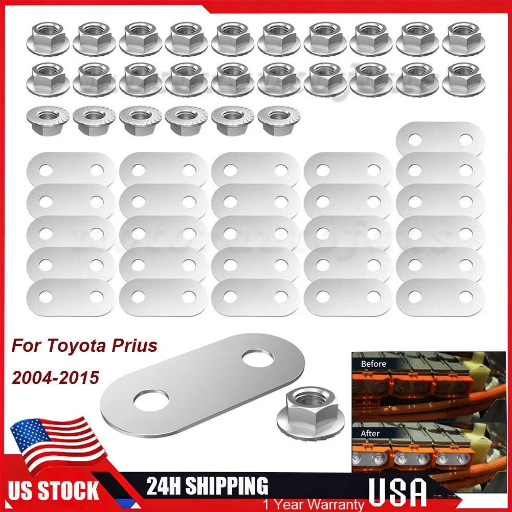 Set of 26 Hybrid Battery Bus Bars Nuts for Toyota Prius (2004–2015) Stainless Steel