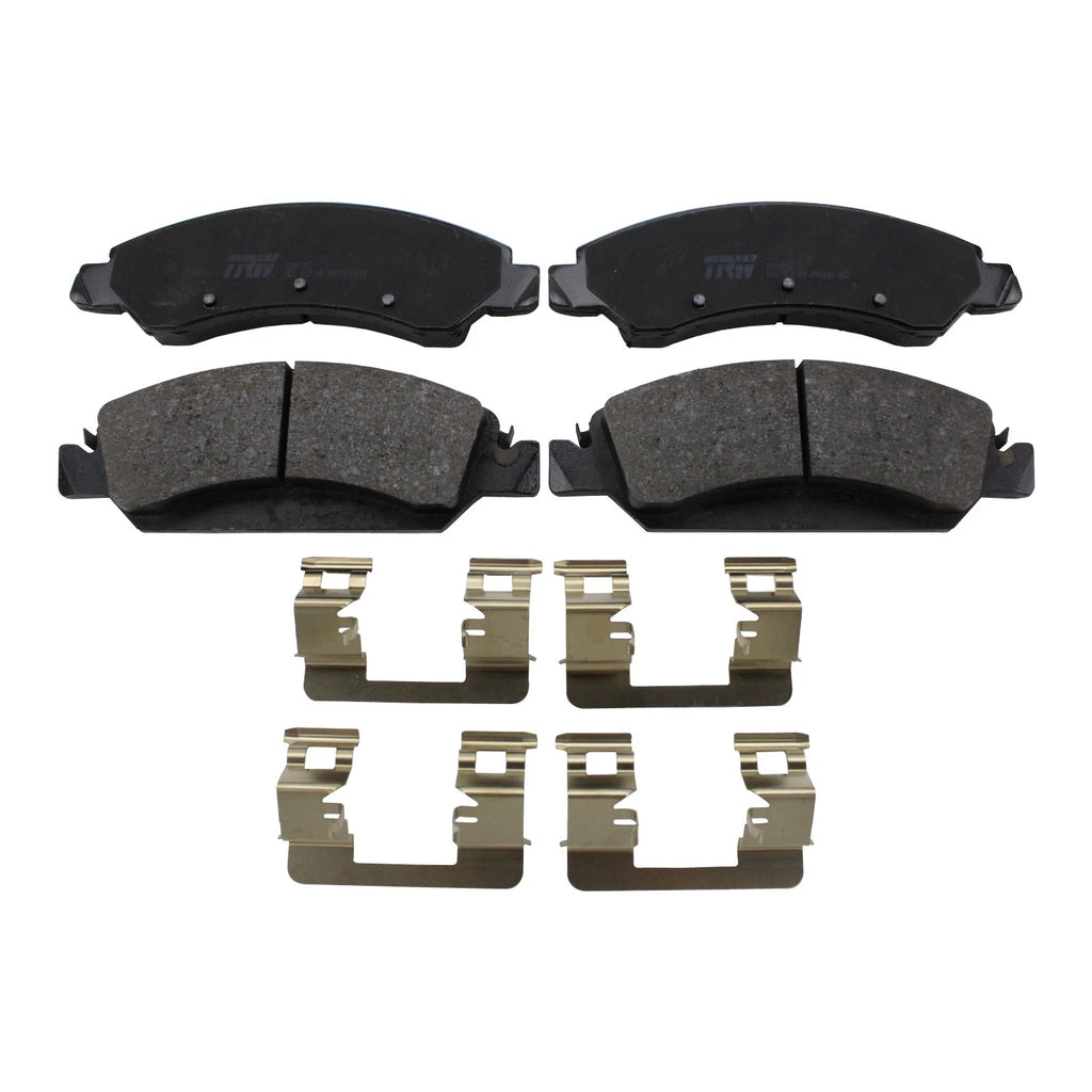 DuraGo Front Rotors & TRW Pro Metallic Brake Pads Kit for Chevy Tahoe GMC Yukon (V8)