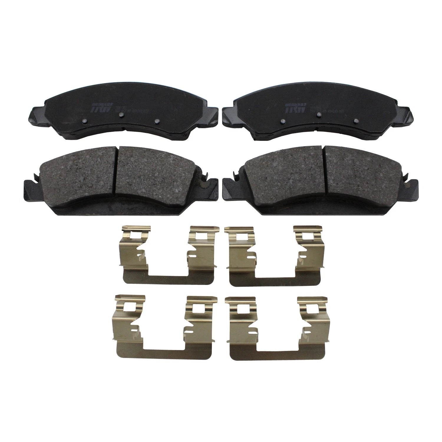 DuraGo Front Rotors & TRW Pro Metallic Brake Pads Kit for Chevy Tahoe GMC Yukon (V8)