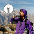 Bottle Bags for Thermos Cups with Adjustable Straps Black & Gray
