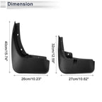 Set of 4 Mud Flaps Splash Guards for Audi Q7 (2016–2019)