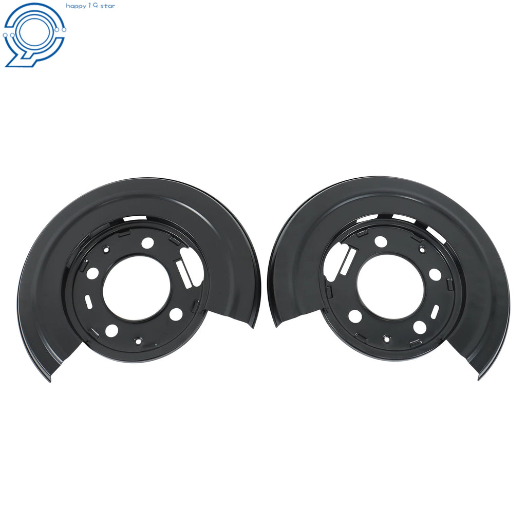 Pair Brake Dust Shield Backing Plates for Ford F-350 F-450 (2011-2016)