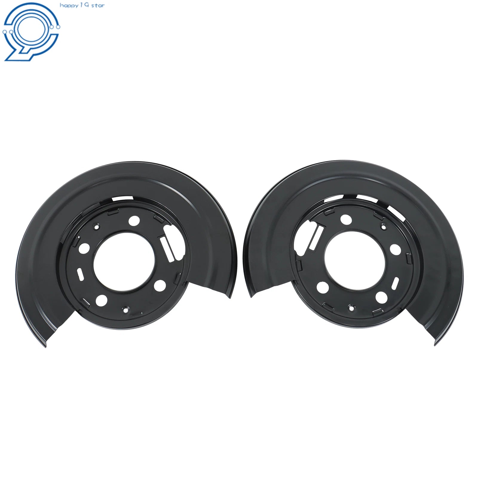 Pair Brake Dust Shield Backing Plates for Ford F-350 F-450 (2011-2016)