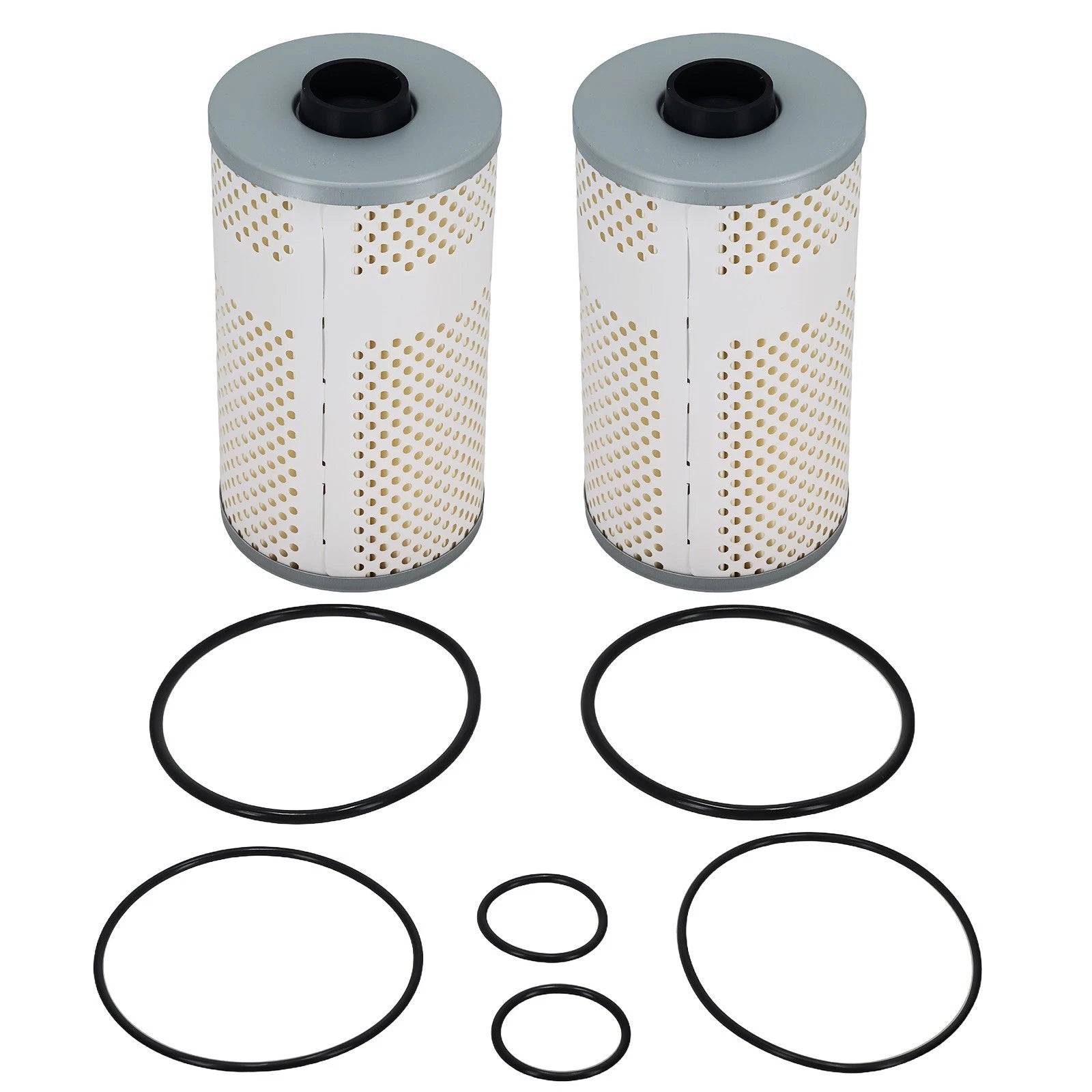 Set of 2 Fuel Filters FF5369 FF5369W for Freightliner Cascadia 125 113 (2008–2020)