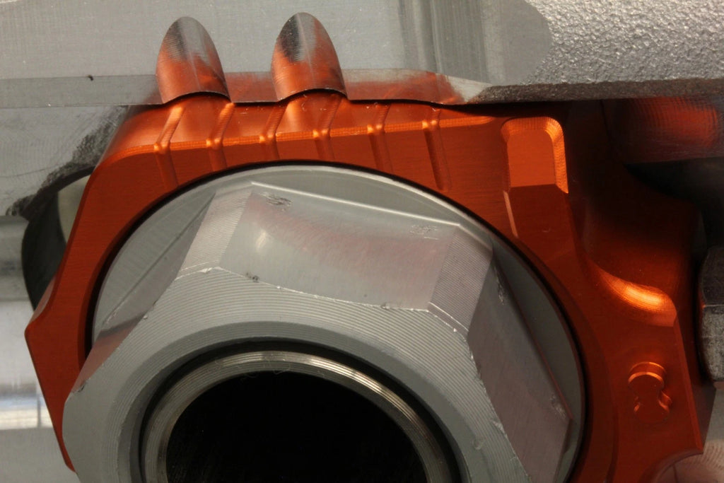 WORKS Elite Axle Block Kit for KTM Husqvarna Off-Road (2013–2017)