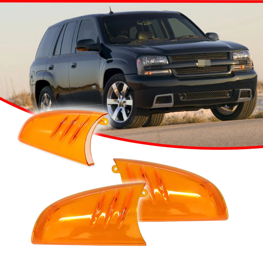 2X Turn Signal Light Lens for Chevrolet Trailblazer GMC Envoy (2002–2009)