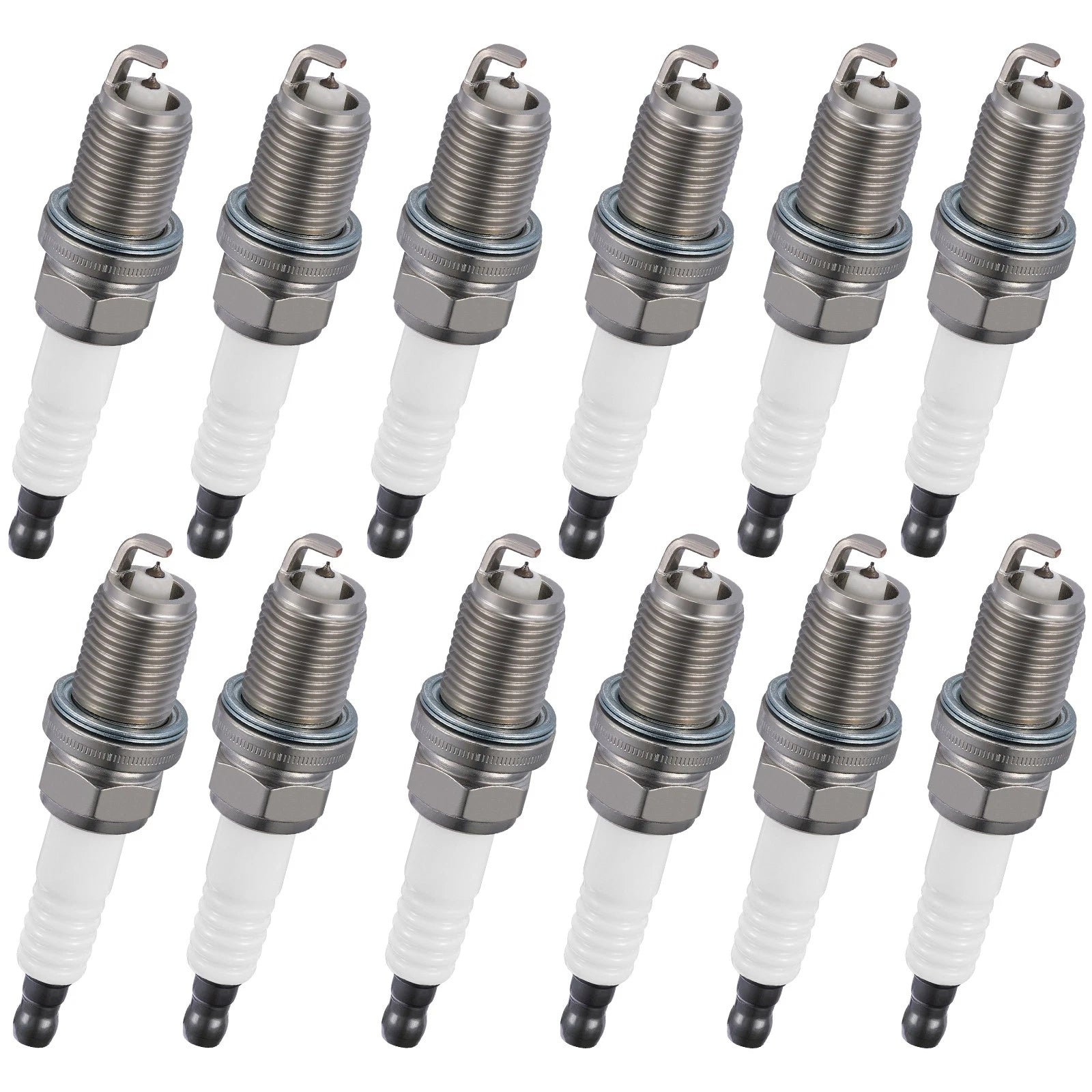 Set of 12 Iridium Spark Plugs 2382 for Isuzu Amigo Axiom Rodeo (1998–2004)