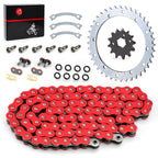 O-Ring Drive Chain 520 Set of 2 Front 13T Rear 40T Sprocket for Yamaha Warrior (1996–2004)