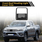 Set of 1 Carbon Fiber Roof Reading Light Cover Trim for Toyota Tundra (2022–2024)