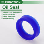 Set of 5 Oil Seal Rotary Shaft Seal 30x40x12mm High Pressure TPU