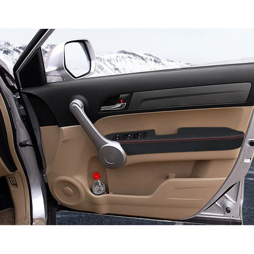1 Pair Armrest Cover for Honda CR-V (2007–2012) - Black