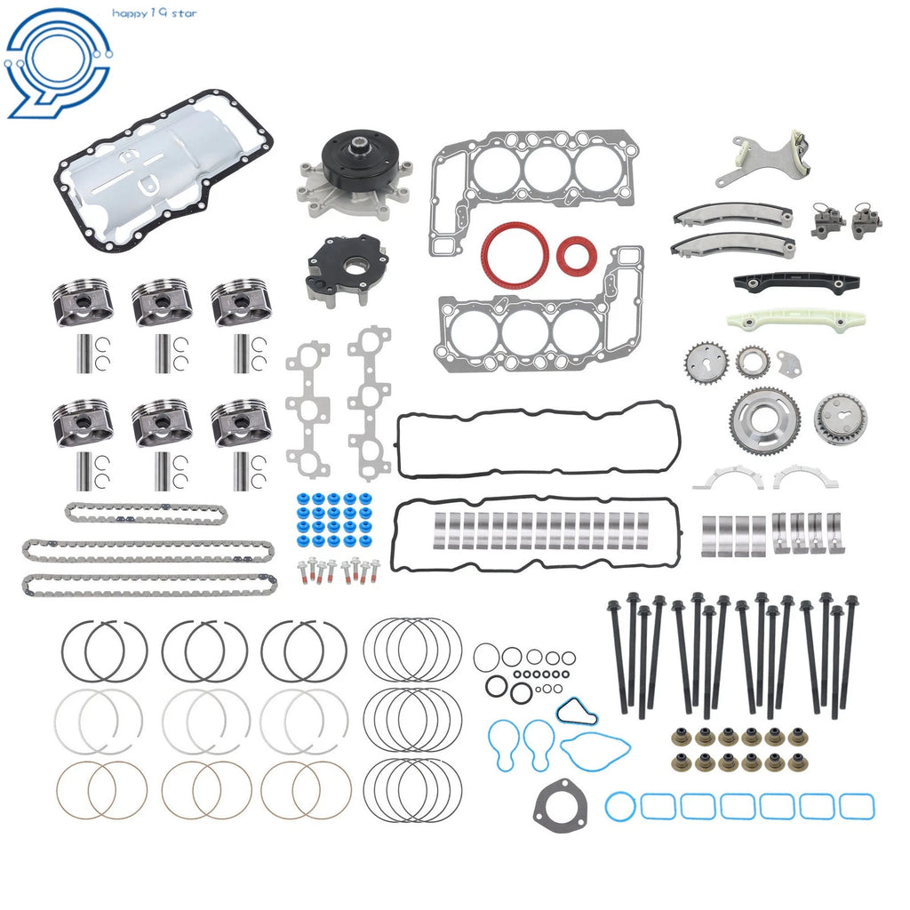 Engine Rebuild Kit for Jeep Dodge Ram Durango Dakota (2005–2012) 3.7L