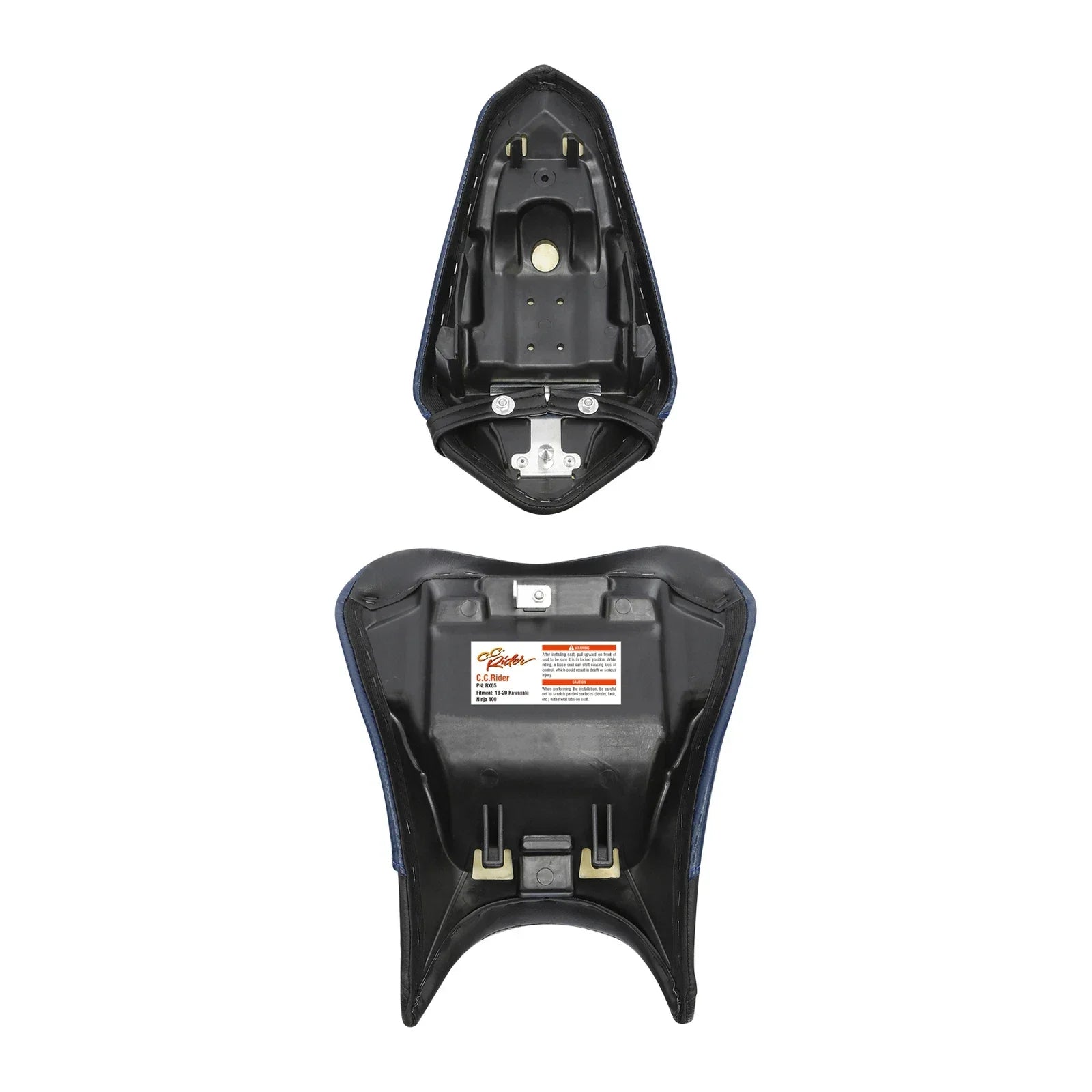 Rider Driver Passenger Seats for Kawasaki Ninja 400 Z400 (2018-2023)