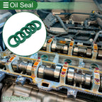 Set of 5 Oil Seal Rotary Shaft Seal 16x22x5mm High Pressure Green