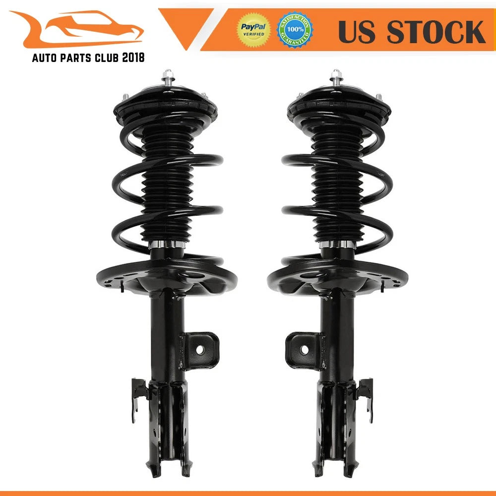 Front Struts Set of 2 for Scion tC (2011–2016) w/ Coil Spring & Sway Bars
